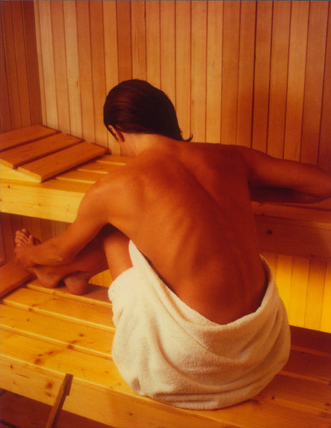 Girl in Sauna, San Marino, Italy