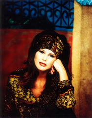 Girl with Moroccan Head Band, Color