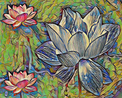 Lotus Blossoms - Pastel