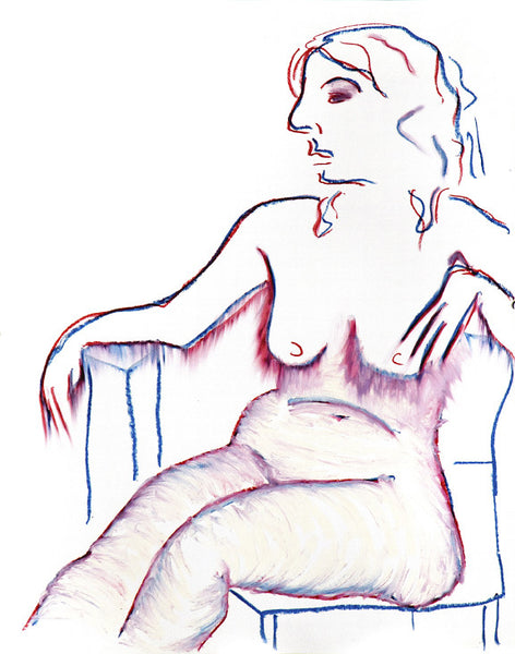 Seated in Profile