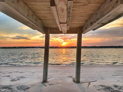 Inlet Dock Sunset