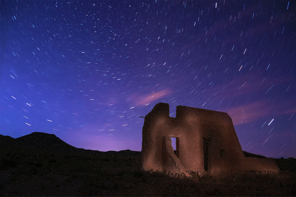 Star Trail at Fort Churchill