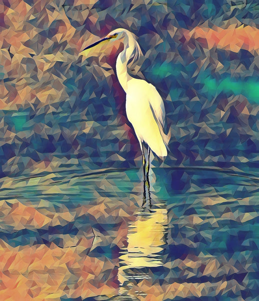 Wading Egret