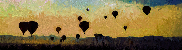 Balloons Over Reno at Dawn