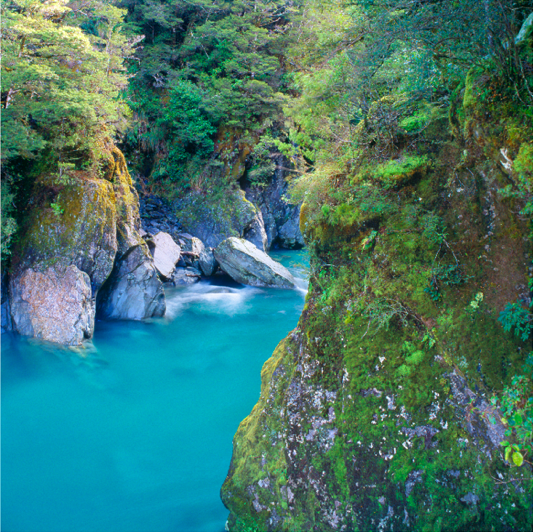 Blue Pools, New Zealand