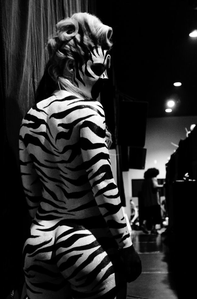 Zebra Back Stage